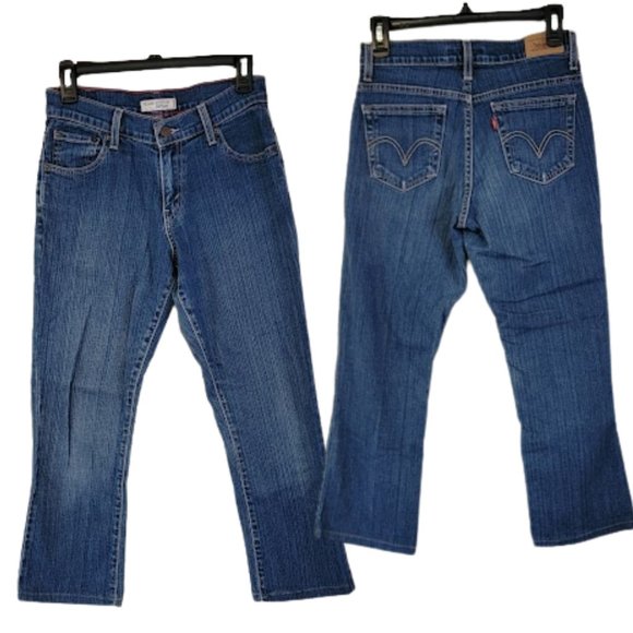 Levi's 550 Relaxed Boot Cut Jeans SZ 4 Excellent Shape! - Picture 4 of 12